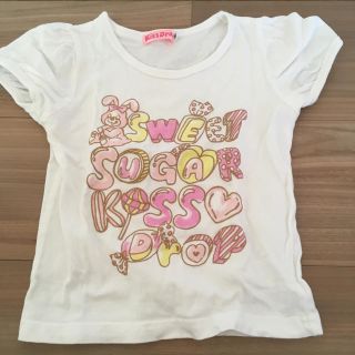 ベベ(BeBe)のべべ キスドロップ Tシャツ　90サイズ(Tシャツ/カットソー)