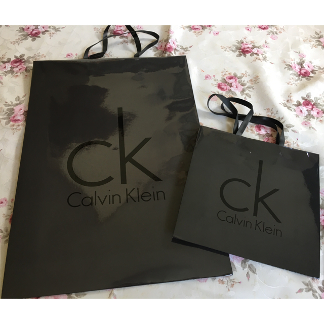Calvin Klein(カルバンクライン)のカルバンクライン ショップ袋 2袋 レディースのバッグ(ショップ袋)の商品写真