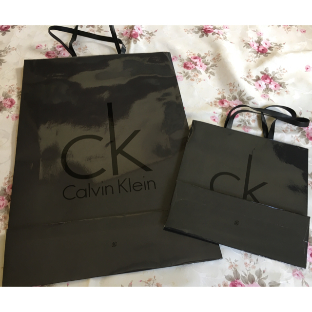 Calvin Klein(カルバンクライン)のカルバンクライン ショップ袋 2袋 レディースのバッグ(ショップ袋)の商品写真