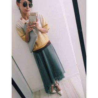 アメリヴィンテージ(Ameri VINTAGE)のAkiko様専用★FISH TAIL CHIFFON SKIRT(ロングスカート)