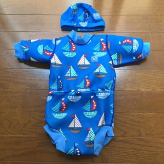 プチバトー(PETIT BATEAU)のSplash about ベビースナッグ 保温水着(水着)