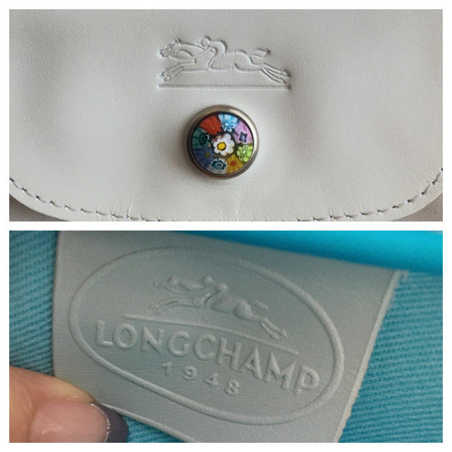 LONGCHAMP(ロンシャン)の貴重◆ロンシャン ミニバッグ/レア トートバッグ 浴衣 ベネチアンガラス レディースのバッグ(トートバッグ)の商品写真