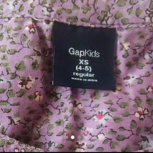 GAP Kids(ギャップキッズ)のXS(110) Gapkids 花柄ワンピース キッズ/ベビー/マタニティのキッズ服女の子用(90cm~)(ワンピース)の商品写真