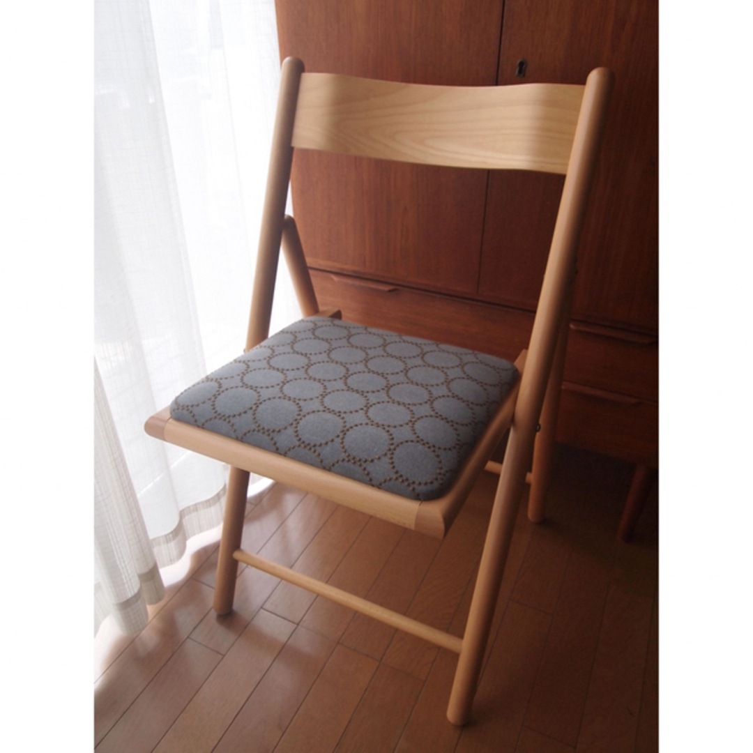 ミナペルホネン タンバリン 木製 折りたたみチェア 椅子-