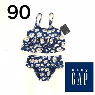 ベビーギャップ(babyGAP)のbabyGAP 花柄 水着 90サイズ(水着)