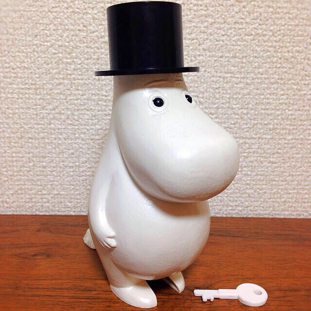 ムーミンパパ ビンテージ フィギュア 貯金箱 アンティーク ムーミン