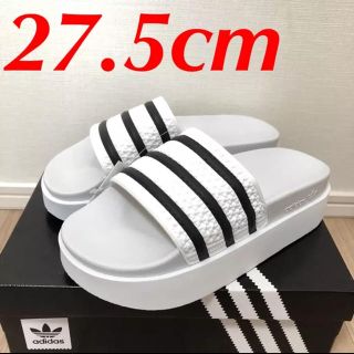 アディダス(adidas)の新品‼︎ アディダスオリジナルス アディレッタ ホワイト 厚底 27.5cm(サンダル)