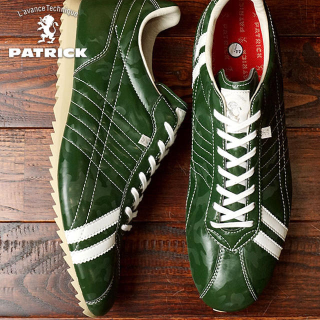PATRICK(パトリック)のPATRICK ARSULLY GREEN メンズ 27.5cm 美品 メンズの靴/シューズ(スニーカー)の商品写真
