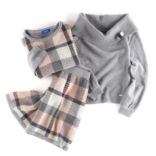 バーバリーブルーレーベル(BURBERRY BLUE LABEL)のブルーレーベル クレストブリッジ 3点セット(ニット/セーター)