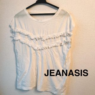 ジーナシス(JEANASIS)のJEANASIS フリンジTシャツ(Tシャツ(半袖/袖なし))