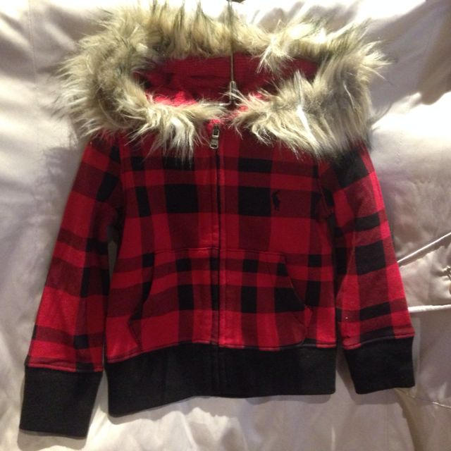 Ralph Lauren(ラルフローレン)のファー付 パーカー キッズ/ベビー/マタニティのキッズ服男の子用(90cm~)(その他)の商品写真