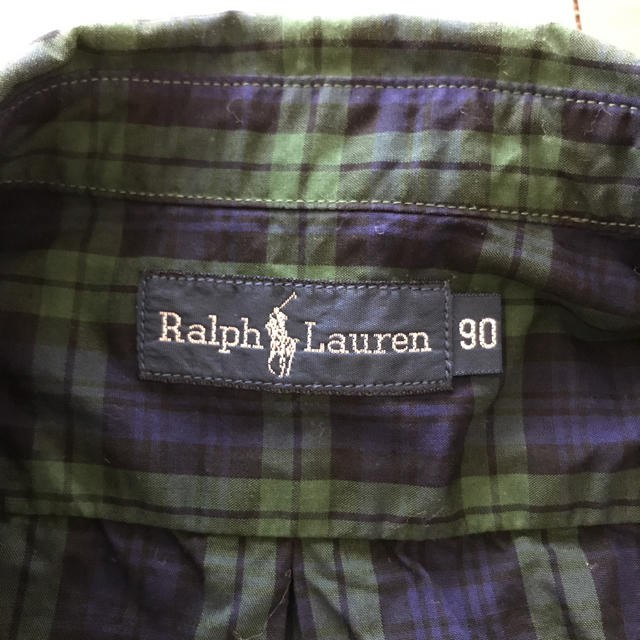 POLO RALPH LAUREN(ポロラルフローレン)のラルフローレン長袖シャツ 90サイズ キッズ/ベビー/マタニティのキッズ服男の子用(90cm~)(ブラウス)の商品写真