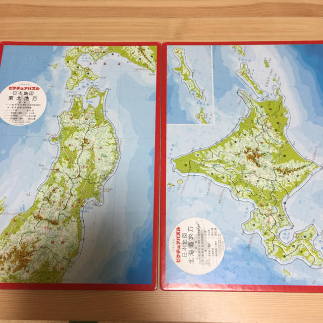 アポロ社 日本地図 パズル キッズ/ベビー/マタニティのおもちゃ(知育玩具)の商品写真