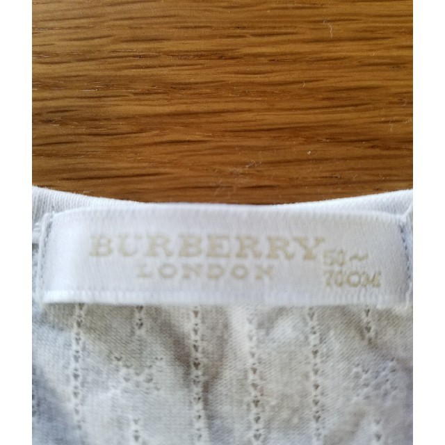 BURBERRY(バーバリー)のバーバリーロンパース キッズ/ベビー/マタニティのベビー服(~85cm)(ロンパース)の商品写真