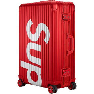 シュプリーム(Supreme)の◆国内正規品 新品未開封◆supreme RIMOWA 82L Red 保証書有(トラベルバッグ/スーツケース)