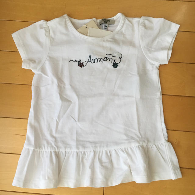 ARMANI JUNIOR(アルマーニ ジュニア)の新品未使用タグ付き ARMANI アルマーニベビー Ｔシャツ キッズ/ベビー/マタニティのベビー服(~85cm)(Ｔシャツ)の商品写真