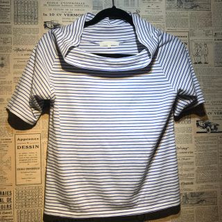 グローブ(grove)のgrove グローブ 半袖ボーダーカットソー size M(カットソー(半袖/袖なし))