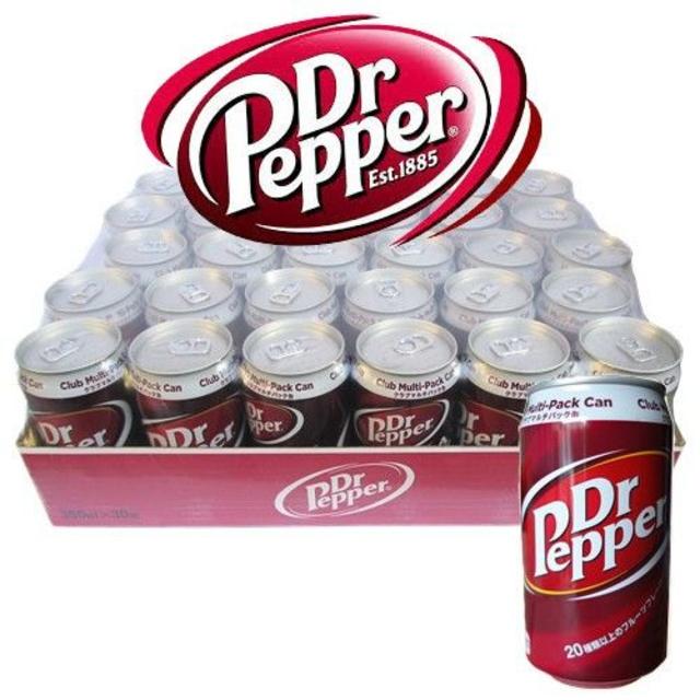 コカ・コーラ(コカコーラ)のDr Pepper ドクターペッパー350ml×30缶 食品/飲料/酒の飲料(ソフトドリンク)の商品写真