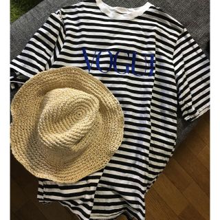 ウィゴー(WEGO)のNANING9ボーダービッグTシャツ(Tシャツ(半袖/袖なし))