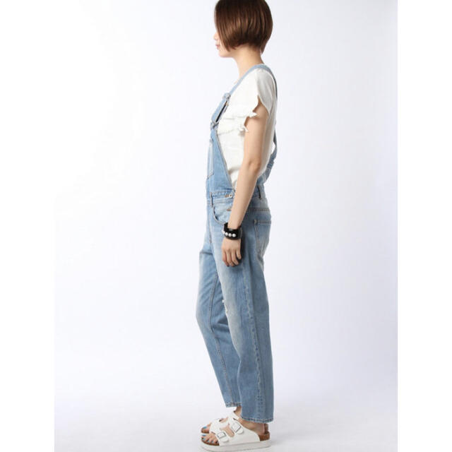 JEANASIS(ジーナシス)のJEANASIS デニムサロペット レディースのパンツ(サロペット/オーバーオール)の商品写真