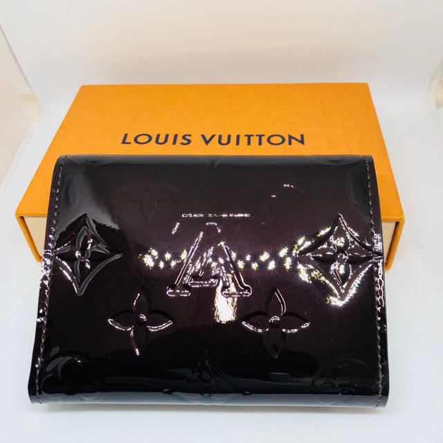 Louis Vuitton ヴェルニ カードケース アマラント 新品未使用 1