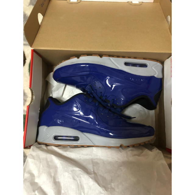 NIKE(ナイキ)のAIR MAX90 エナメル ロイヤルブルー メンズの靴/シューズ(スニーカー)の商品写真