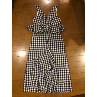 ザラ(ZARA)の【三島由紀夫様専用】バースデーバッシュ ギンガムロンパース(オールインワン)