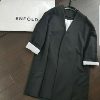 エンフォルド(ENFOLD)の2017 エンフォルド　ノーカラースプリングコート(スプリングコート)