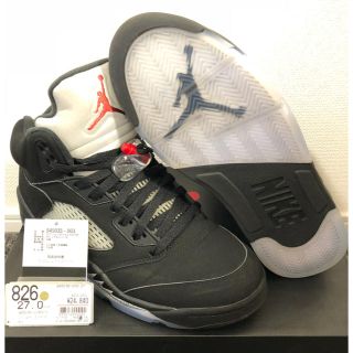 ナイキ(NIKE)のjordan 5 黒銀(スニーカー)