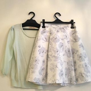 プロポーションボディドレッシング(PROPORTION BODY DRESSING)のセットコーデ♡プロポスカート♡アプミントブラウス♡M(セット/コーデ)