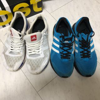 アディダス(adidas)の《2足で3000円》27cm アディダスランニングシューズ (陸上競技)