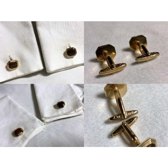 本物保証】 正規 ディオール コンビヴィンテージカフスボタン ゴールド