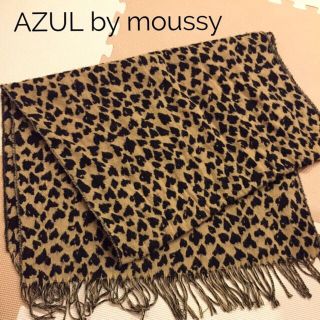 アズールバイマウジー(AZUL by moussy)のレオパード ストール(ストール/パシュミナ)