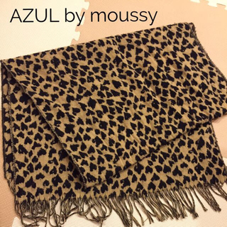 アズールバイマウジー(AZUL by moussy)のレオパード ストール(ストール/パシュミナ)