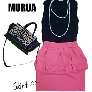 ムルーア(MURUA)のフリーサイズ♥2層スカート♥(ミニスカート)