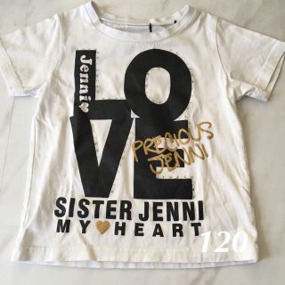 ジェニィ(JENNI)のjenni  ホワイトＬＯＶＥTシャツ＊120くらい＊(Tシャツ/カットソー)