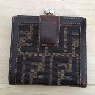 フェンディ(FENDI)のフェンディ ズッカ 財布 がま口(財布)