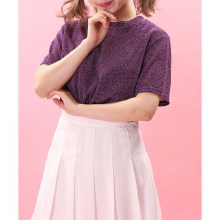 ダブルシー(wc)の新品 w♡c ラメトップス 韓国(Tシャツ(半袖/袖なし))