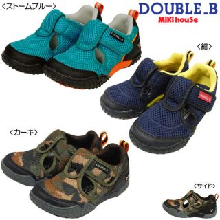 ダブルビー(DOUBLE.B)の新品♡ダブルB サンダル 18.0 ミキハウス(サンダル)