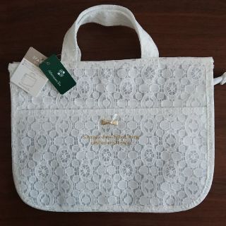 アフタヌーンティー(AfternoonTea)の【新品】Afternoon Tea☆レース スパバッグL(ポーチ)