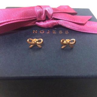 ノジェス(NOJESS)のNOJESS リボンピアス k10(ピアス)