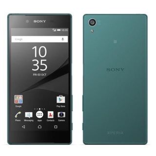 ソニー(SONY)の※値引本体のみ【新品同様】xperia Z5 E6653 SIMフリー グリーン(スマートフォン本体)