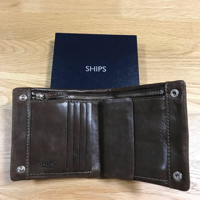 SHIPS(シップス)のSHIPS  牛革財布  未使用 お値下げ メンズのファッション小物(折り財布)の商品写真