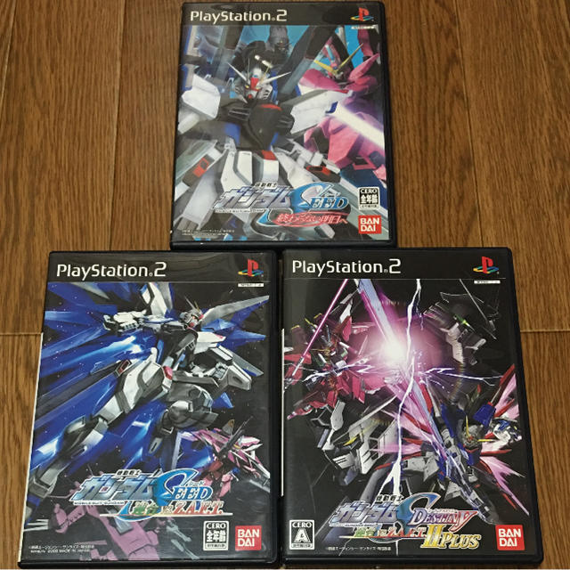 Playstation2 Ps2用ソフト ガンダムseedシリーズ 3点セットの通販 By スプリング商店 S Shop プレイステーション2ならラクマ