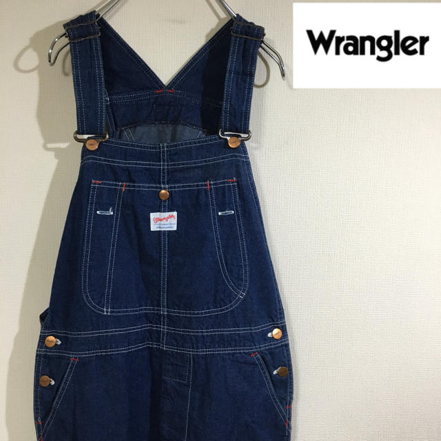 Wrangler(ラングラー)のWrangler ラングラー デニム オーバーオール 古着 used 90s メンズのパンツ(サロペット/オーバーオール)の商品写真