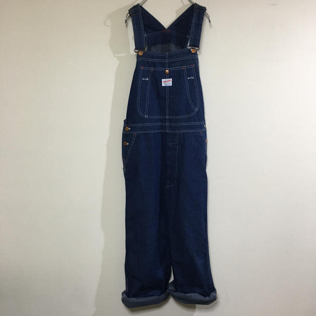 Wrangler(ラングラー)のWrangler ラングラー デニム オーバーオール 古着 used 90s メンズのパンツ(サロペット/オーバーオール)の商品写真