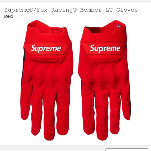 Supreme(シュプリーム)のsupreme fox racing 手袋 M メンズのファッション小物(手袋)の商品写真