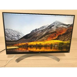 限定値引き【美品】LG 4Kモニター27UD88-W USB-C対応(ディスプレイ)