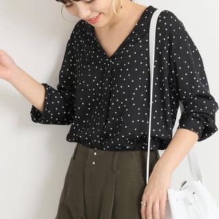 スピックアンドスパン(Spick & Span)のSPICK&SPAN 18SS ドットブラウス(シャツ/ブラウス(長袖/七分))