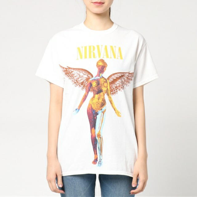 JEANASIS(ジーナシス)の新品タグ付き ジーナシス NIRVANA TEE レディースのトップス(Tシャツ(半袖/袖なし))の商品写真